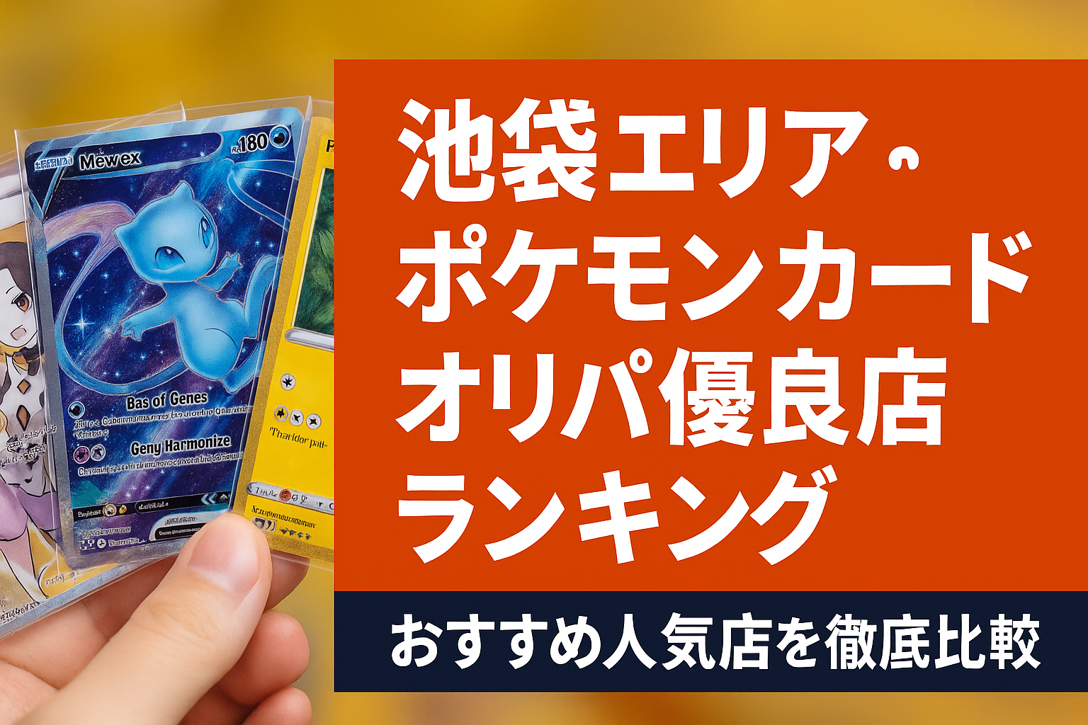 池袋エリア・ポケモンカードオリパ優良店ランキング！おすすめ人気店を徹底比較
