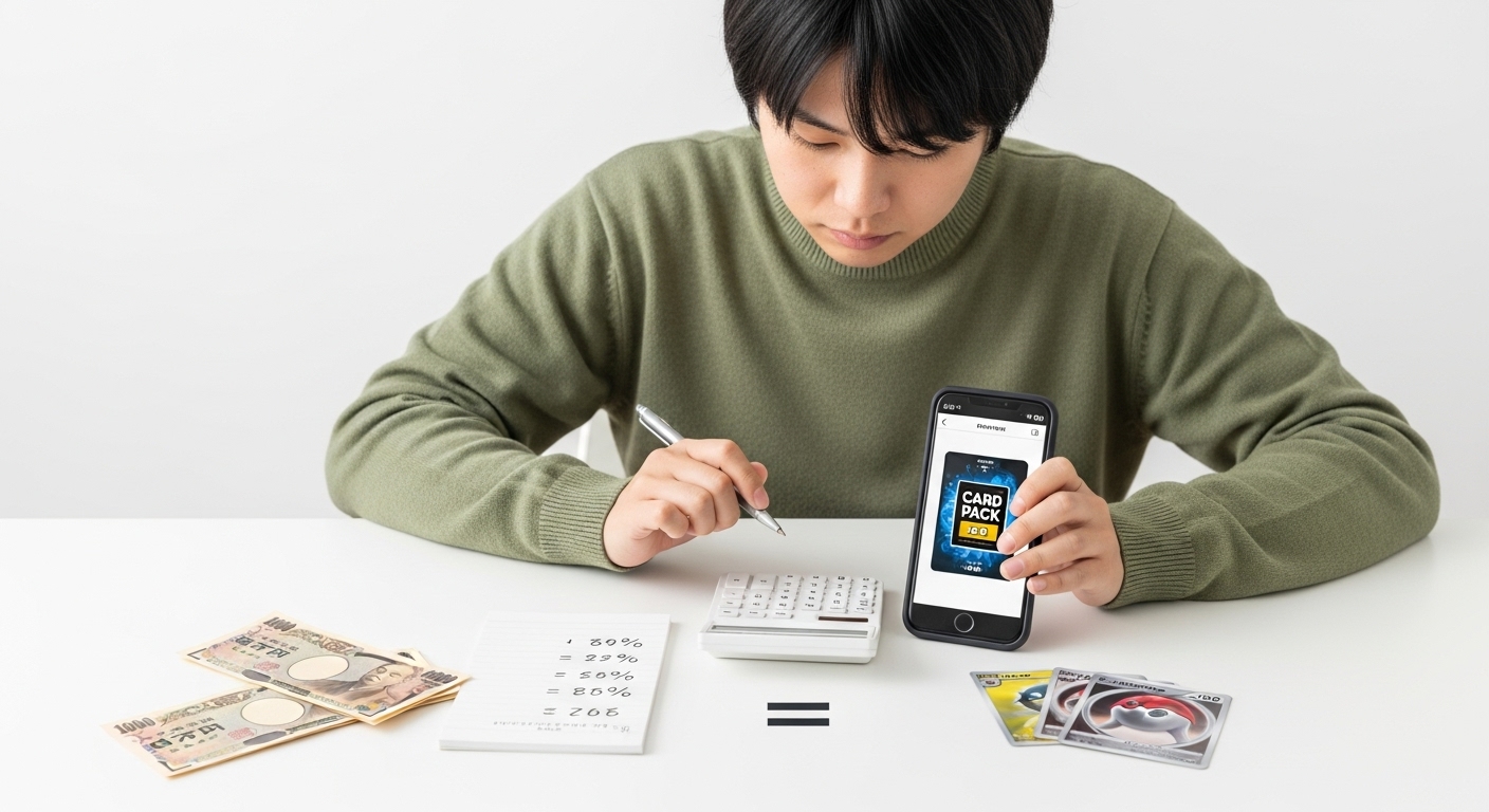 オリパの期待値とは？勝てるオンラインオリパの見極め方【2025年最新】計算方法と還元率95%超えサイト比較