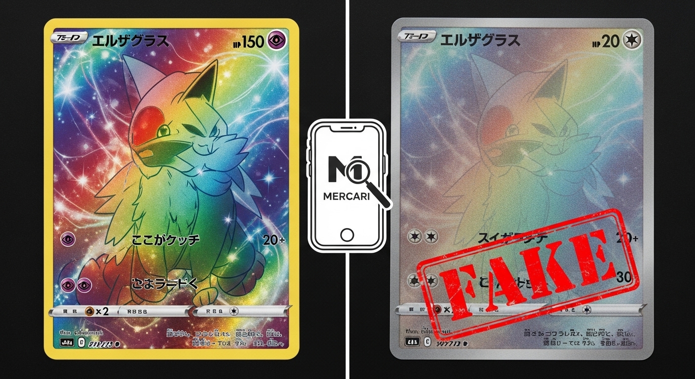 メルカリでポケカの偽物を掴まされた！詐欺の手口と実物を見抜く5つの鑑定ポイント【返金手順あり】