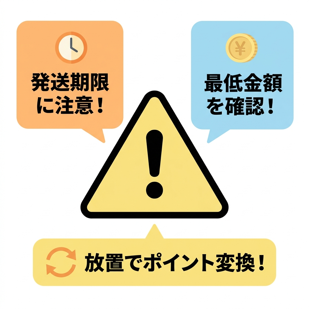 発送条件の落とし穴