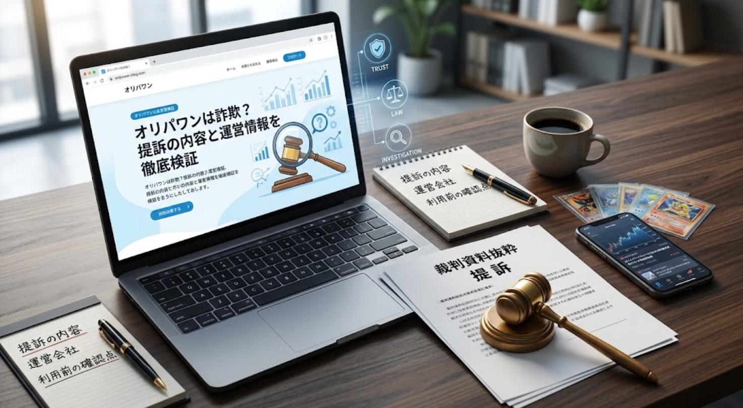 オリパワンは詐欺？提訴の内容と運営情報・利用前の確認点【2026年】