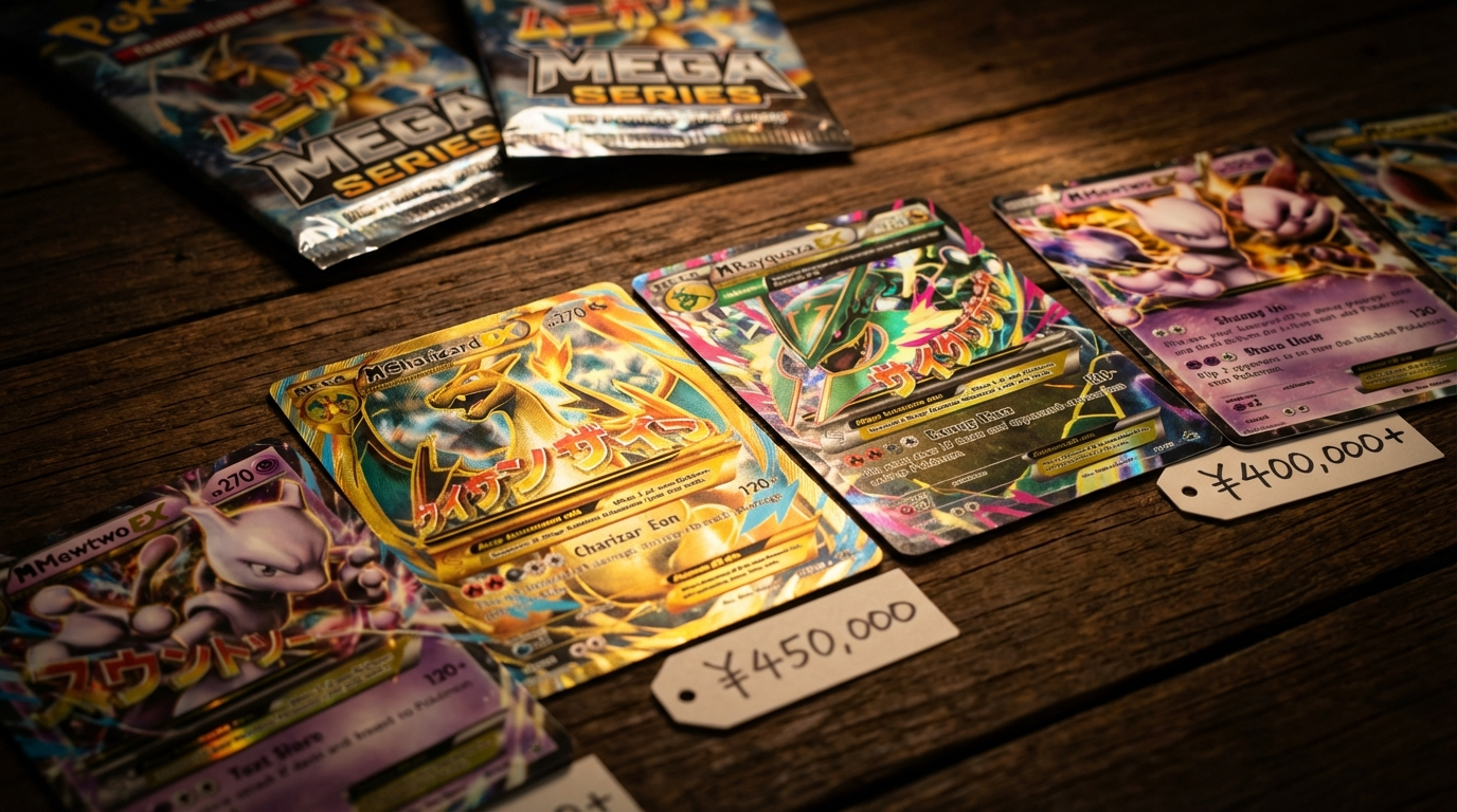 【メガシンカ復活で高騰!?】XY時代のMリザードンEXなど旧メガシンカカードの相場予測とオリパ入手法