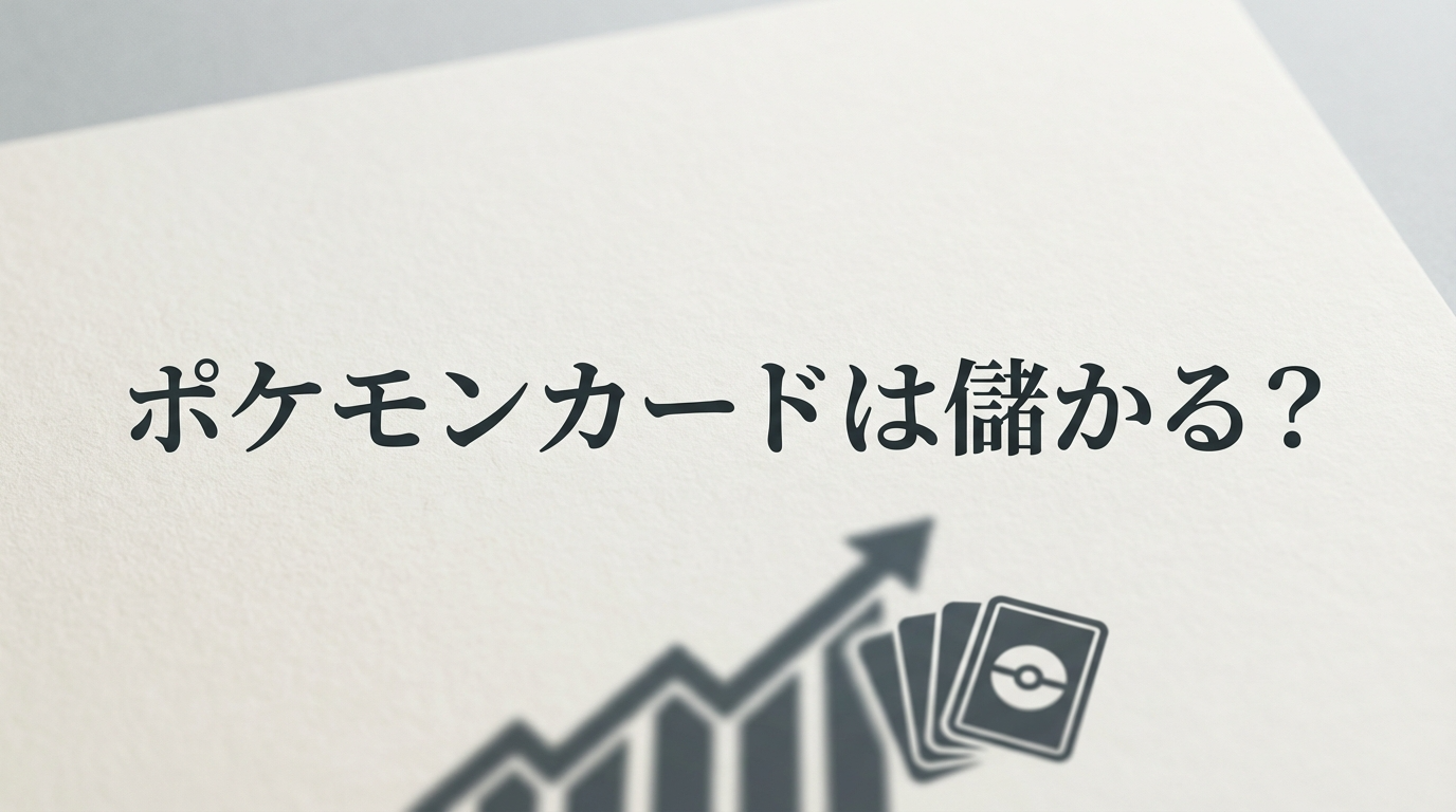 【2026年最新】ポケモンカードは儲かる？確率・期待値・投資リスクを徹底解説