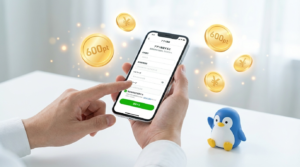 ペンギンガチャの登録方法を画像付きで解説｜600ptを無料でもらう手順