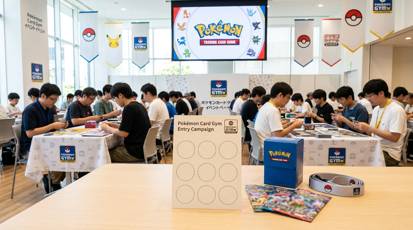 ポケカジムエントリーキャンペーン2026前期｜景品・スタンプの貯め方と受け取り手順