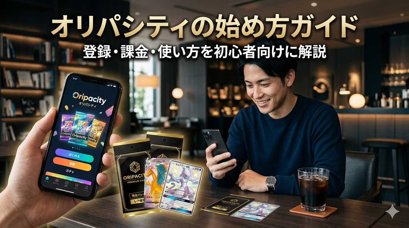 オリパシティの始め方ガイド｜登録・課金・使い方を初心者向けに解説【2026年最新】