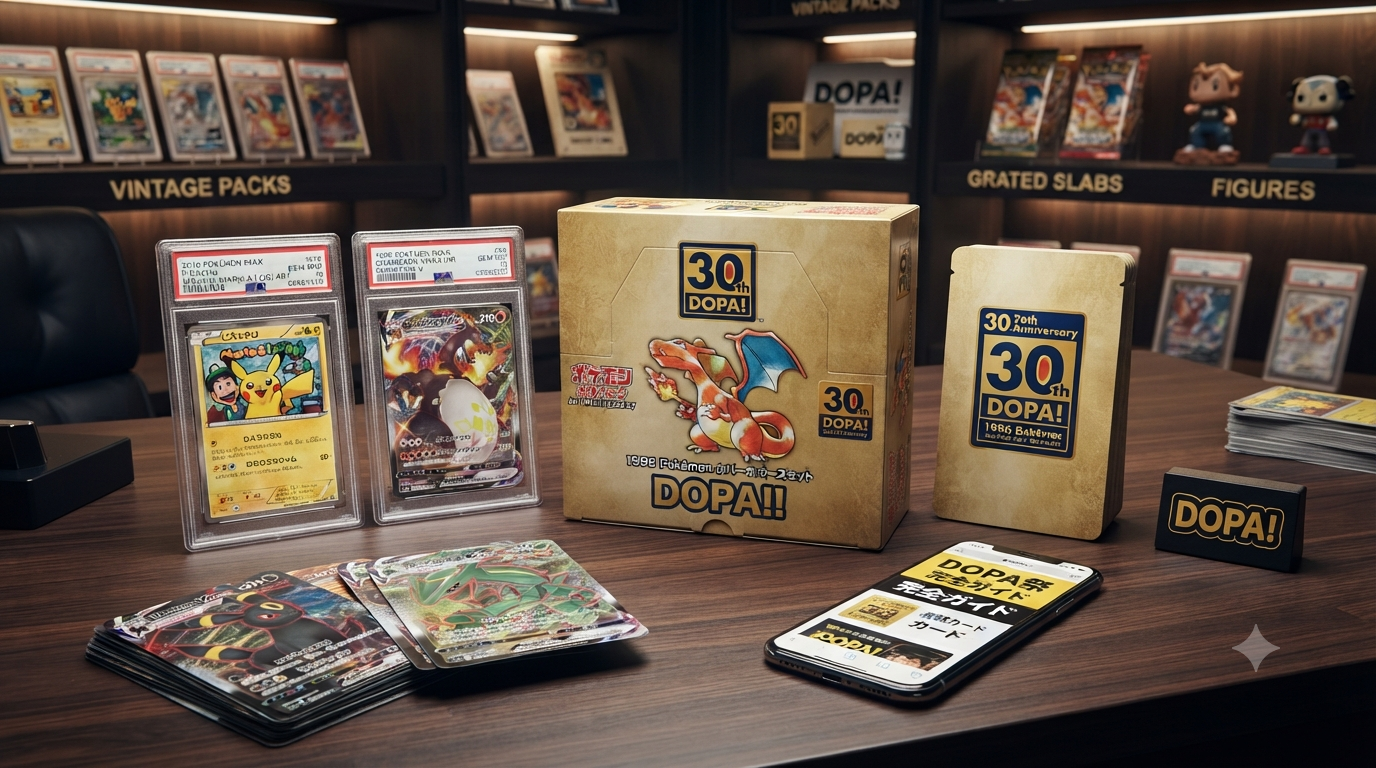 DOPAはポケカ30周年に強い?DOPA祭・絶版BOX・高額カード狙いの立ち回り完全ガイド【2026年最新】